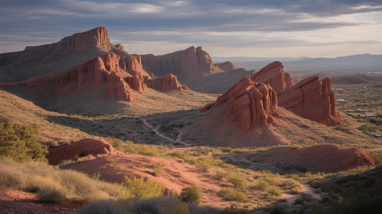 Red Mountain landscape