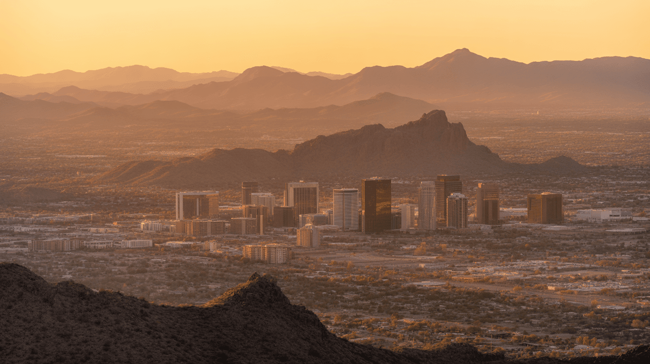 The Valley of the Sun landscape